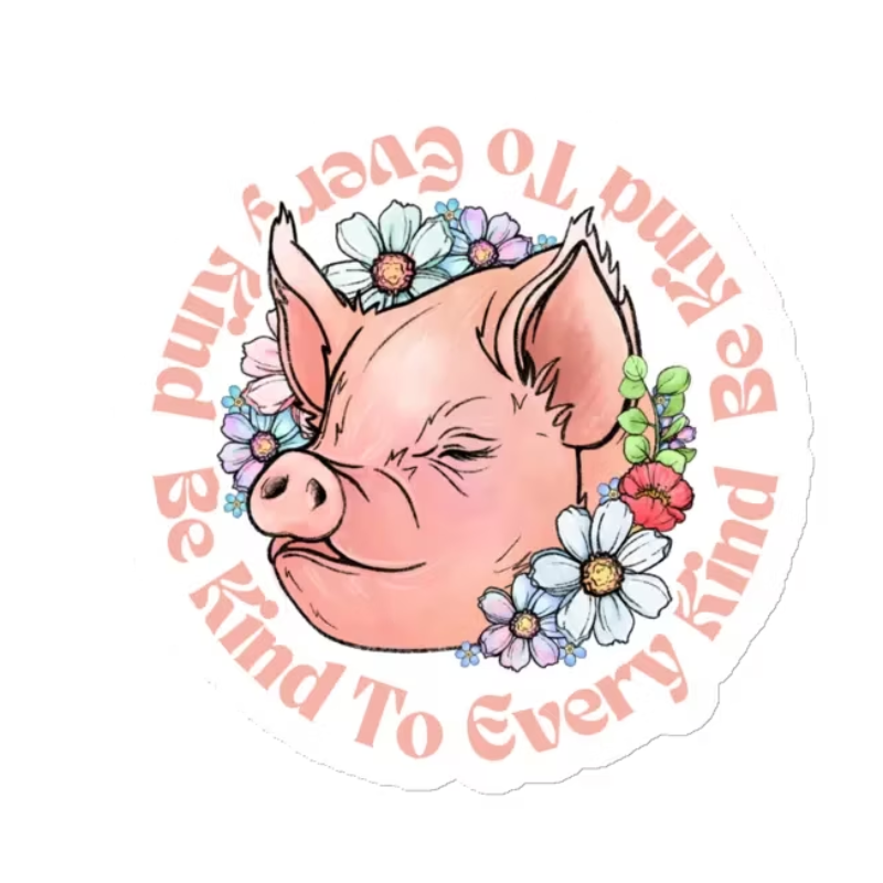 Pinky 'Be Kind To Every Kind' Die-Cut Magnet