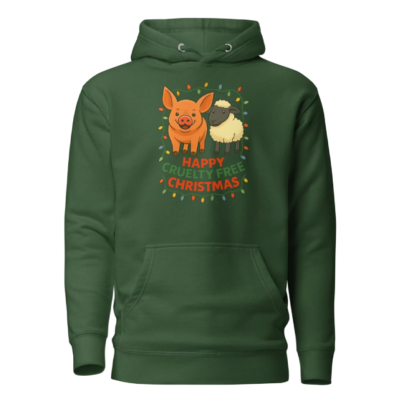 Happy Cruelty Free Christmas Hoodie